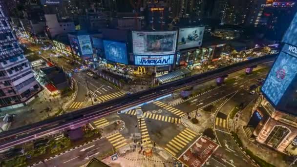 Kuala Lumpur Malaysia Września 2022 Uhd Time Lapse Footage Traffics — Wideo stockowe