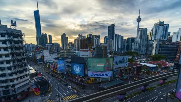 Kuala Lumpur Malaysia Σεπτεμβρίου 2022 Uhd Time Lapse Πλάνα Από — Αρχείο Βίντεο