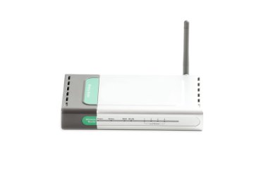 Router on white background