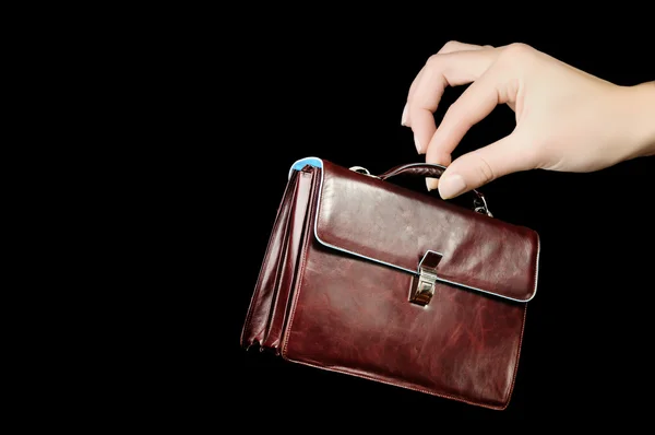 Leather Briefcase — Stock Photo, Image