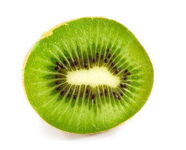 yarısı beyaz izole kivi