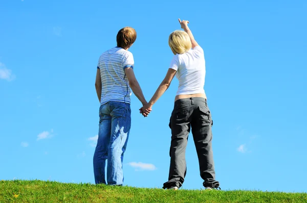 Young happy couple — Stock Photo, Image