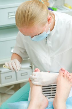 süreç içinde pedikür