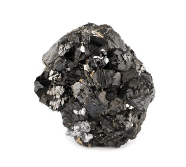 Magnetite mineral isolated on white background clipart
