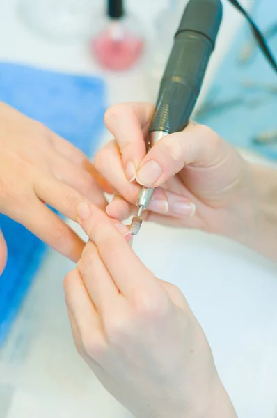 Manicura en proceso —  Fotos de Stock