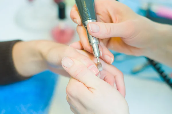 Manicure em processo — Fotografia de Stock