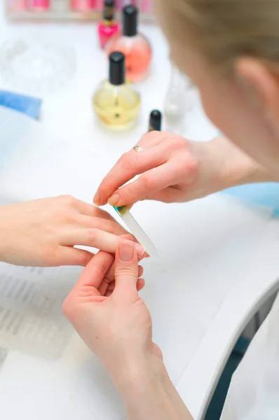 Manicure in process — Stock Photo, Image