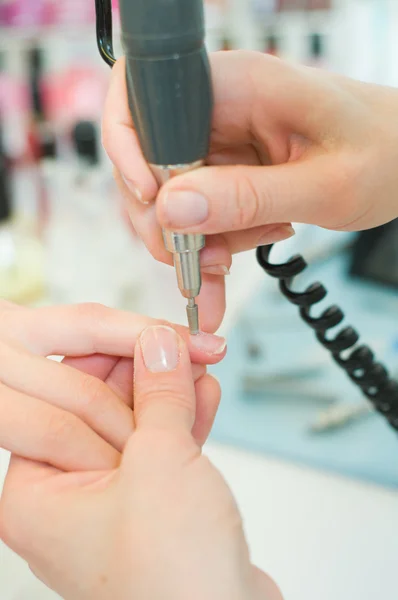 Manicura en proceso —  Fotos de Stock