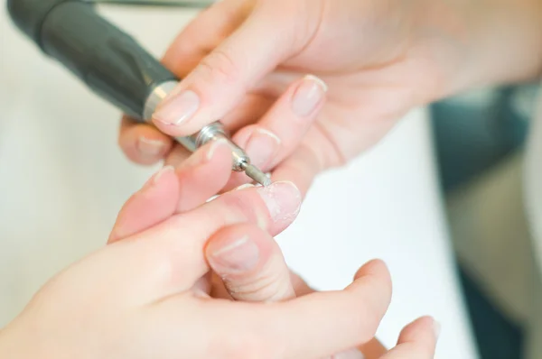 Manicura en proceso —  Fotos de Stock