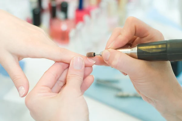 Manicure in corso — Foto Stock