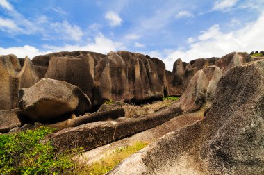deniz manzarası. Seyşel Adaları