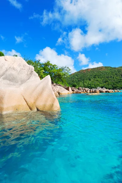 Paysage marin. Les Seychelles — Photo