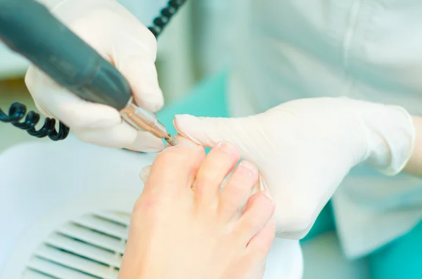 Pedicure in process — Stock Photo, Image