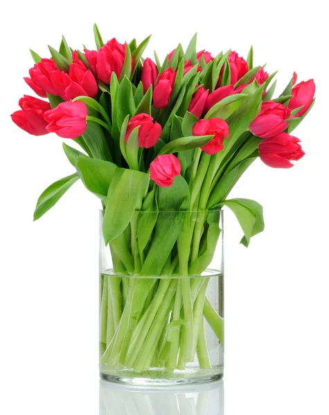 Bouquet de tulipes dans le vase — Photo