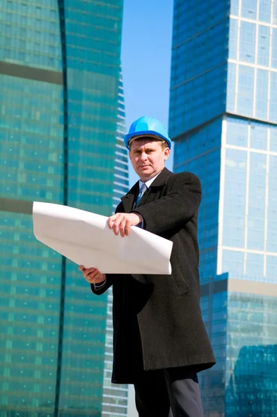 Engenheiro no trabalho — Fotografia de Stock