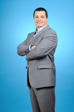 Kendine güvenen işadamı