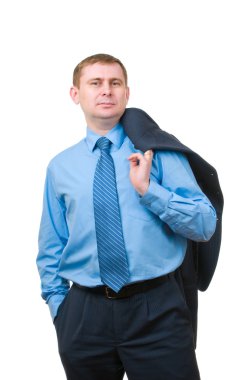 Kendine güvenen işadamı