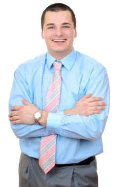 Kendine güvenen işadamı