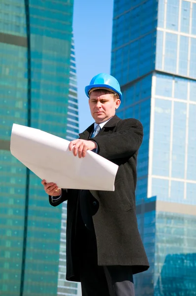 Engenheiro no trabalho — Fotografia de Stock