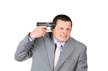 işadamı intihar etmek için çalışıyor