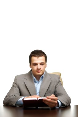 iş yerinde iş adamı
