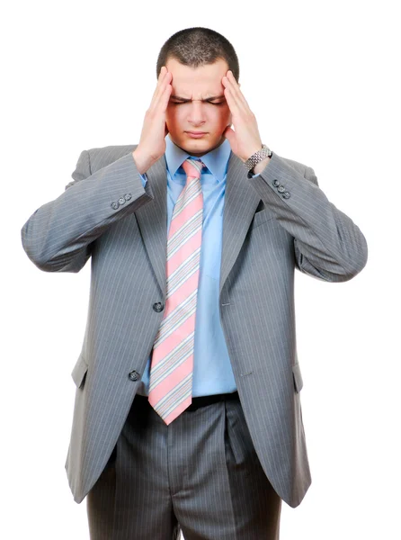 Businessman with Headache — Stock Photo, Image