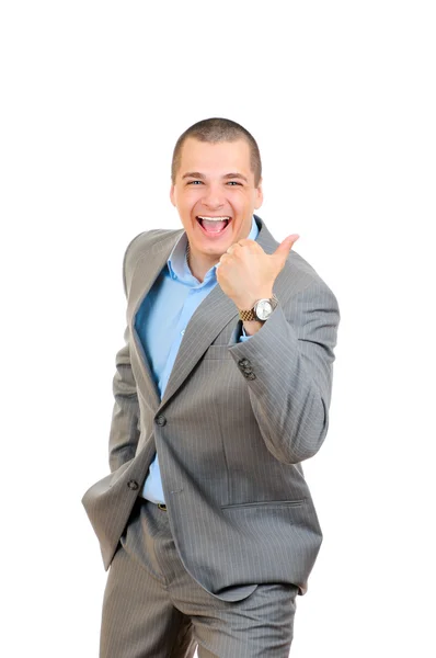 Retrato de un hombre de negocios feliz —  Fotos de Stock