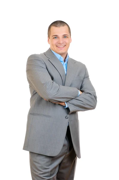 Portrait of a happy businessman — Stock Photo, Image