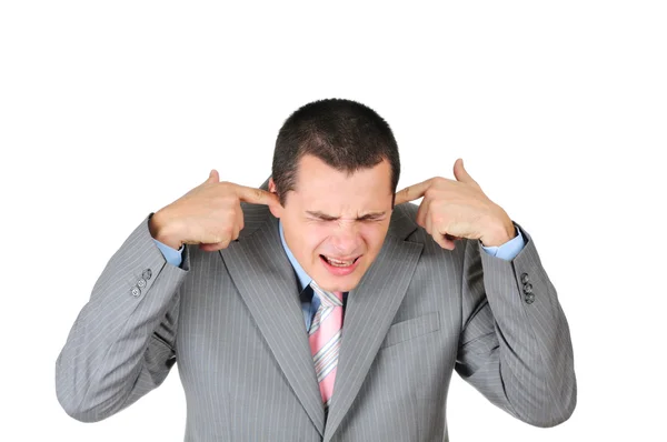 Stressed businessman — Stock Photo, Image