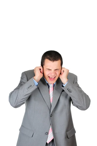 Stressed businessman — Stock Photo, Image