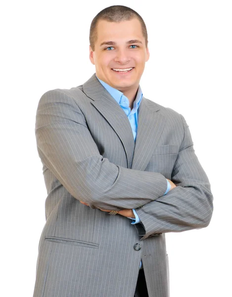 Portrait of a happy businessman — Stock Photo, Image