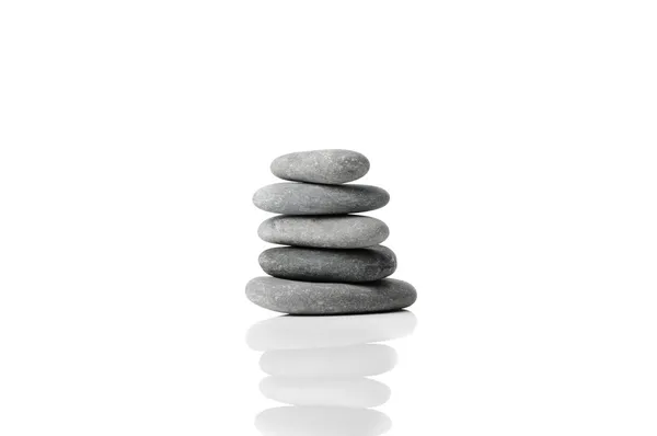 Pile of stones isolated on white background — Stock Photo, Image