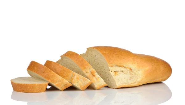 Chléb z žita a pšeničné mouky z hrubého mletí — Stock fotografie