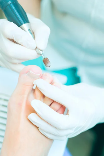 Pedicure in corso — Foto Stock