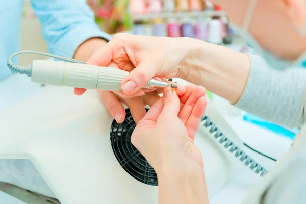 Manicure em processo — Fotografia de Stock