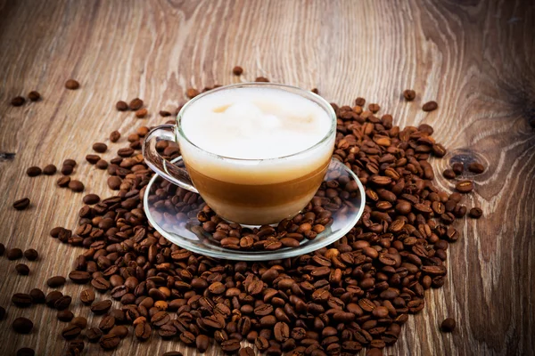 Cup of coffee latte — Stock Photo, Image