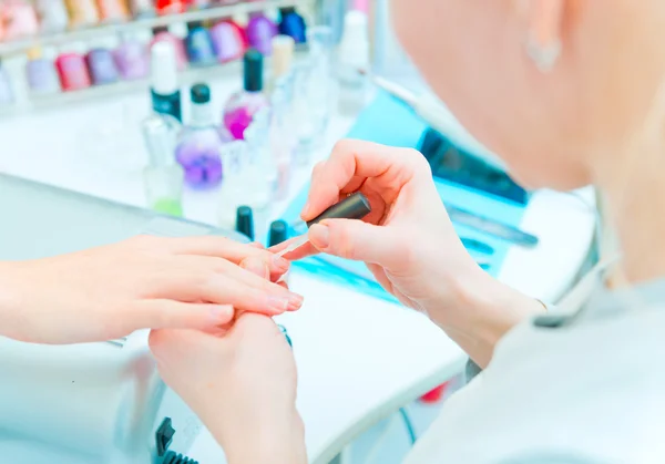 Manicure in corso — Foto Stock