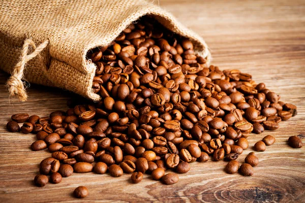 The sack of coffee beans — Stock Photo, Image