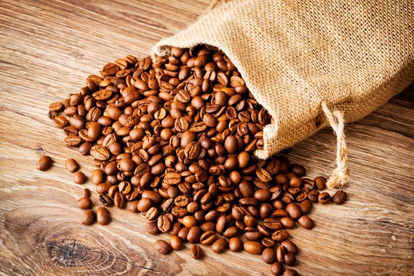 커피 콩의 자루 — 스톡 사진