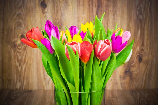 Tulipes dans le vase — Photo