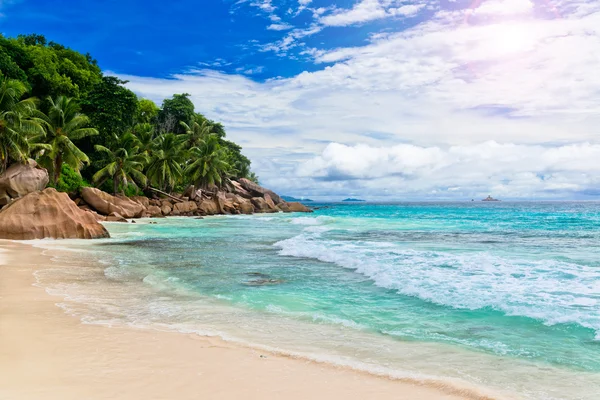 Strand van Seychellen — Stockfoto