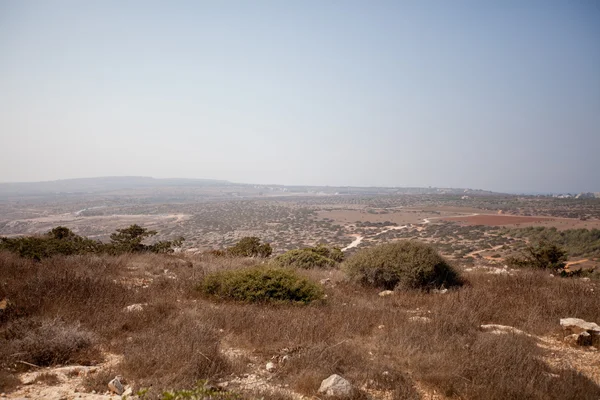 Cyprus veld landschap — Stockfoto