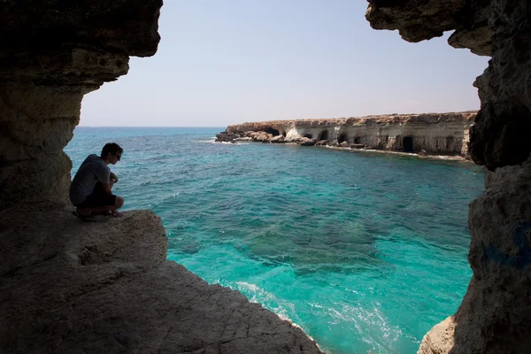 Grotta di Cipro — Foto Stock