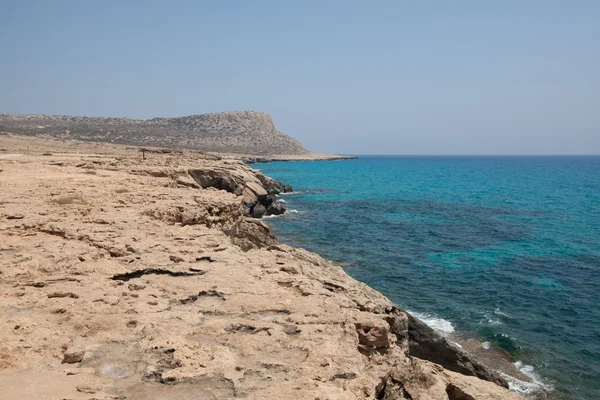 Zyperns felsige Küste — Stockfoto