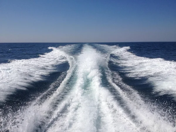 Yacht resa till Krim Stockbild
