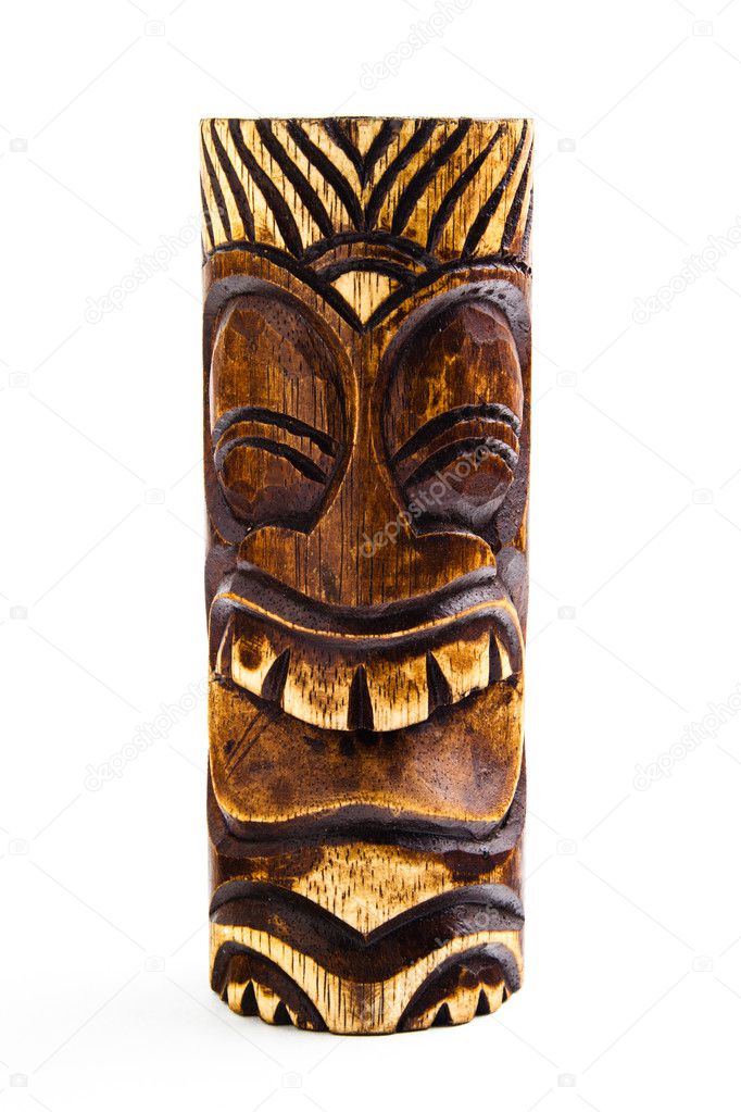 A Carved Wooden Tiki Stock Photo Dawnamoore 22808936 A Carved Wooden Tiki Statue Photo By Dawnamoore