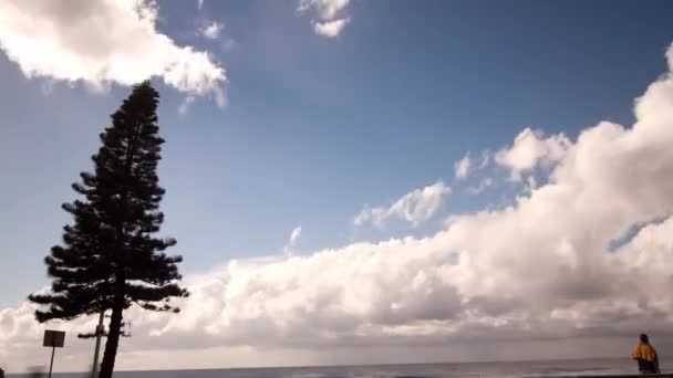 Timelapse of clouds rolling in — Stock Video