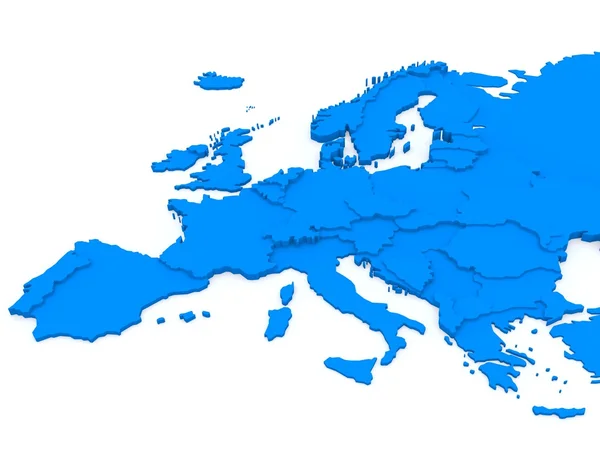 Mapa de Europa —  Fotos de Stock