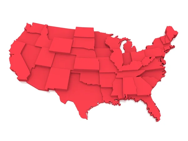 Map of USA — Stock Photo, Image