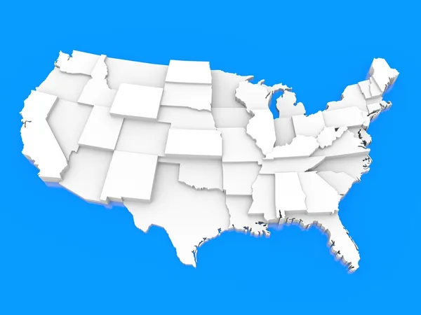 USA térképe — Stock Fotó